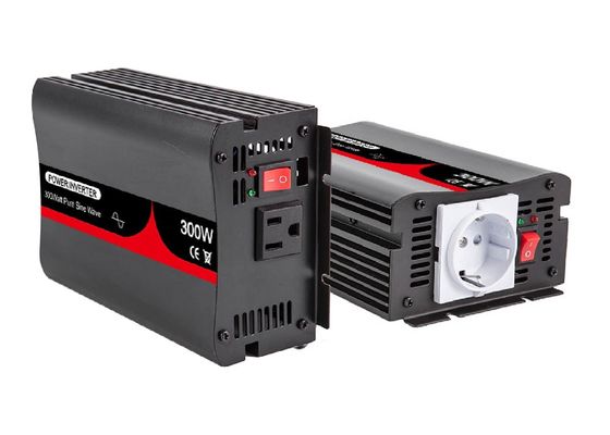 China 1 Phase 300W Pure Sine Wave Car Inverter 12V Dc To 110V Ac With USB Port supplier